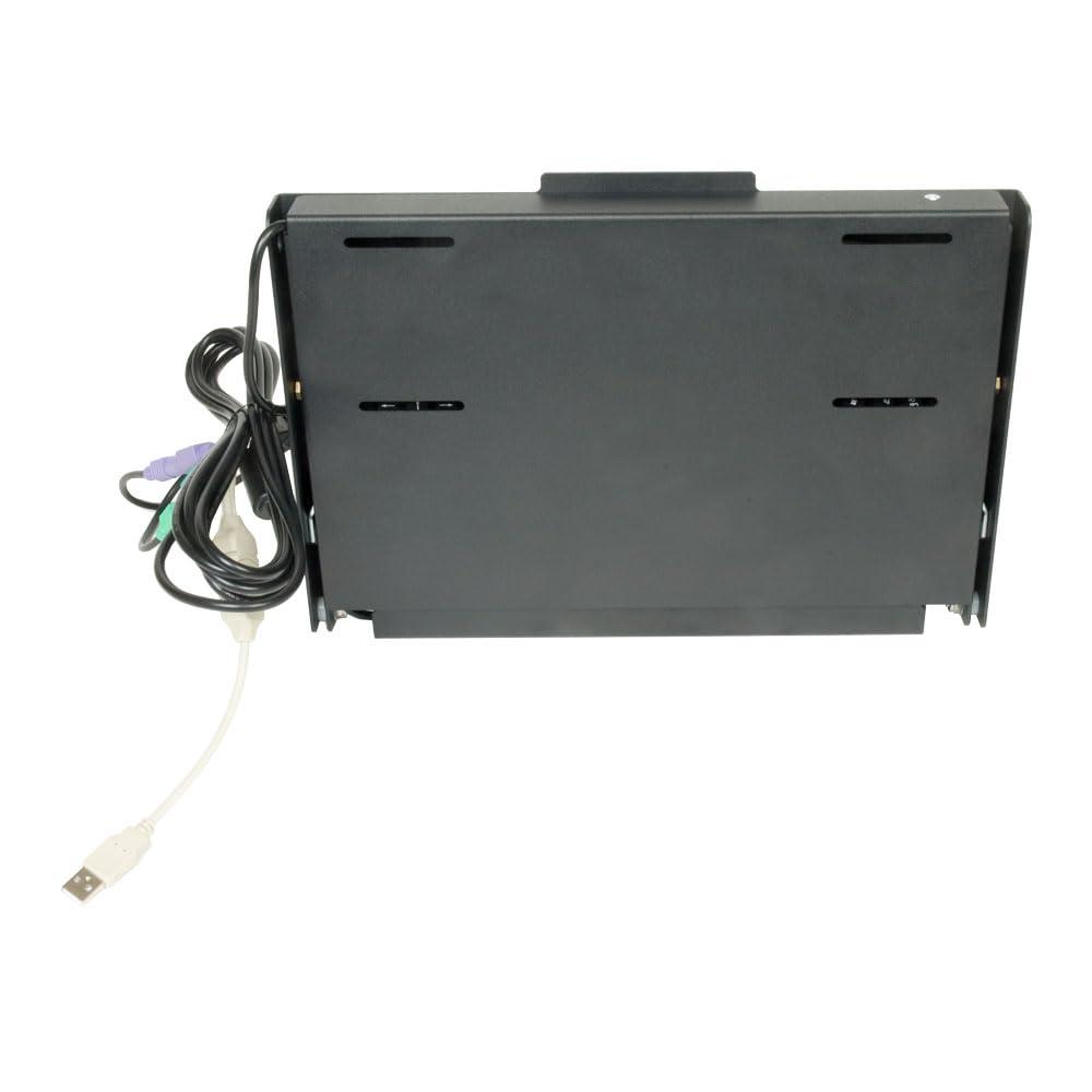 RackSolutions Folding Wall Mount for Compact Keyboard - Space-Saving Wall-Mounted Keyboard Tray for TKL or Full-Size Keyboards