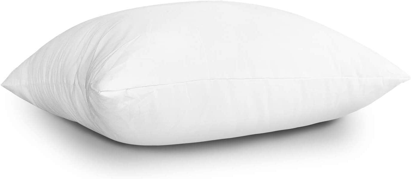 AzulHome Throw Pillow Inserts, Lightweight Soft Fillers for Sofa, Bed, and Home Décor (White, 18x18)