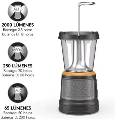 Duracell 2000 Lumen Tri-Power Lantern