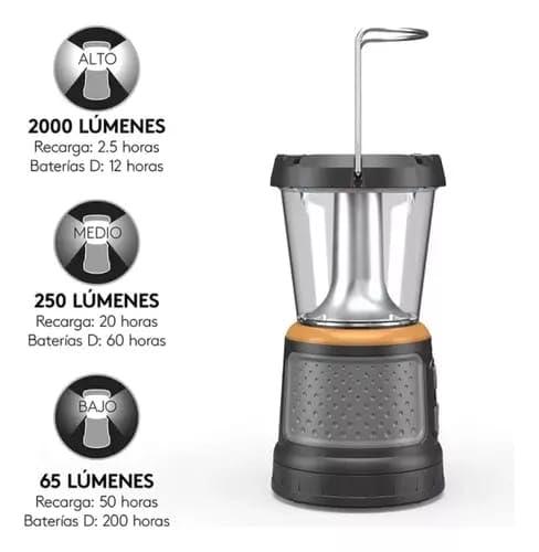 Duracell 2000 Lumen Tri-Power Lantern