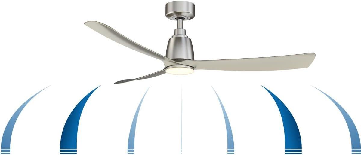 Cosima Ceiling Fan - Brushed Nickel / 52"