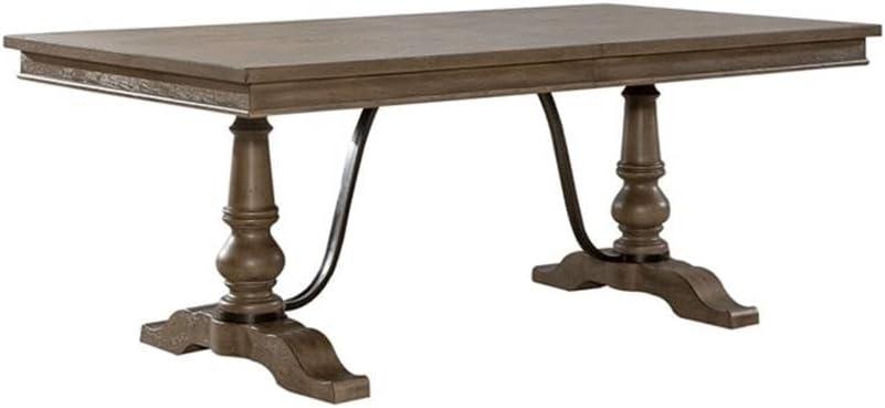 Americana Farmhouse 5 Piece Trestle Table Set