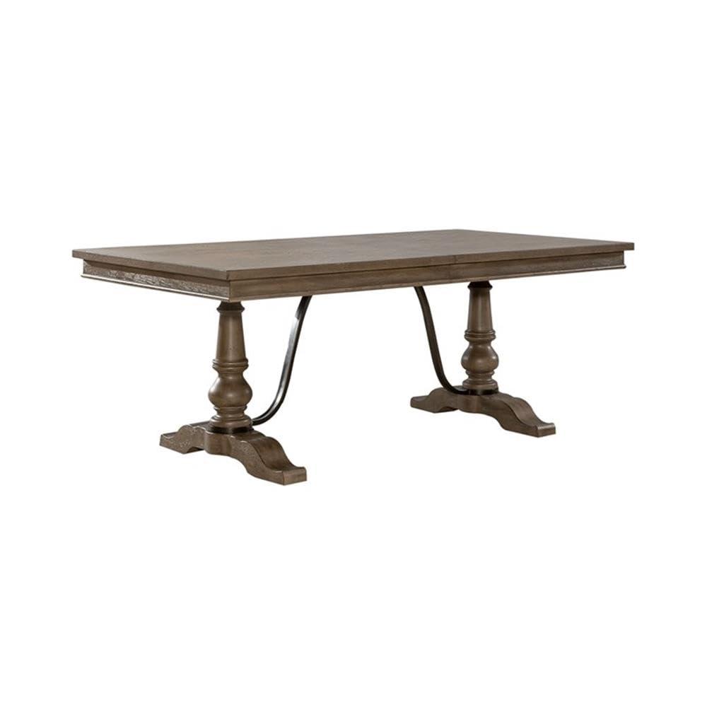 Americana Farmhouse 5 Piece Trestle Table Set