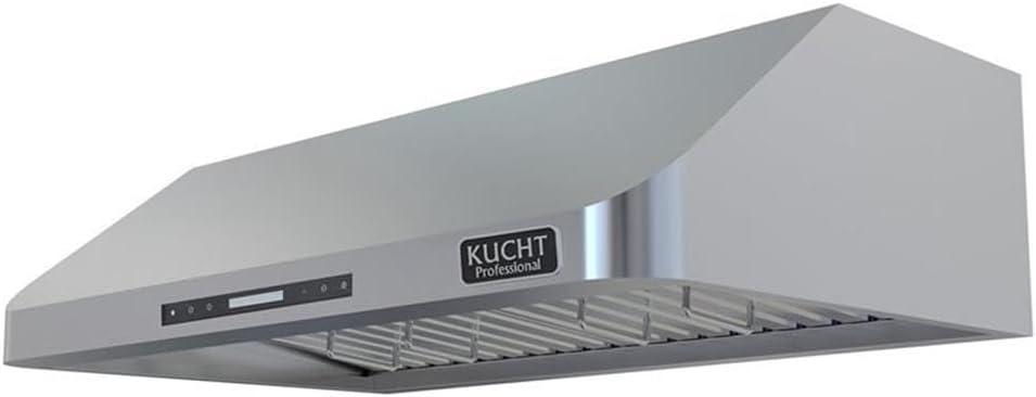 Kucht 36" Stainless Steel 900 CFM Ducted (Vented) Under Cabinet Range Hood with Baffle Filter