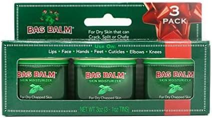Bag Balm Skin Moisturizer Mini Tin Gift Box (Set of 3)