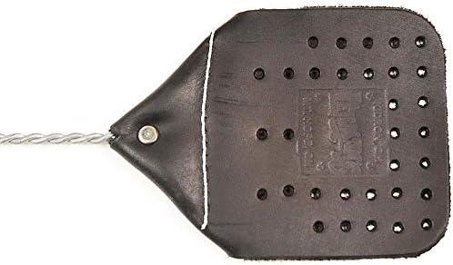 Yoder's Leather Shop Amish Made Genuine Hand Sewn Thick Tanned Cowhide Leather Fly Swatter 20 inch