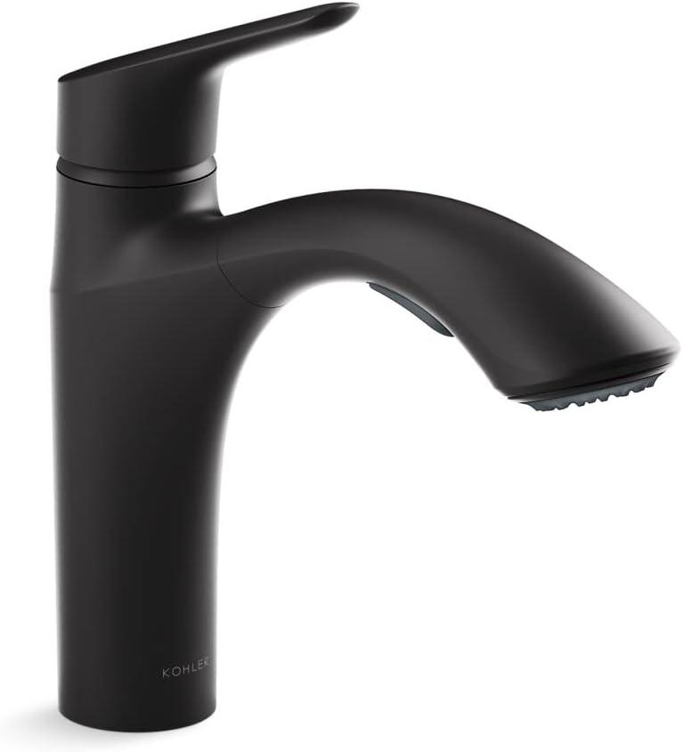 Rival Single-Handle Pull-Out Kitchen Sink Faucet With Two-Function Sprayhead