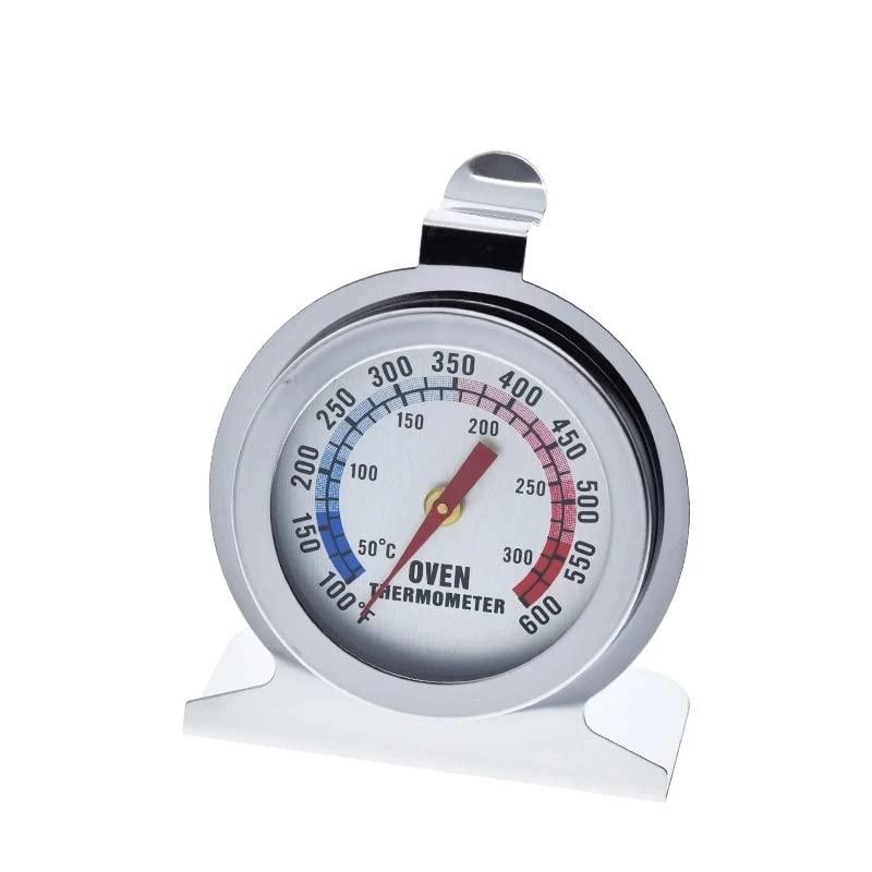 Stainless Steel Large Dial Oven Thermometer with Hanging Hook