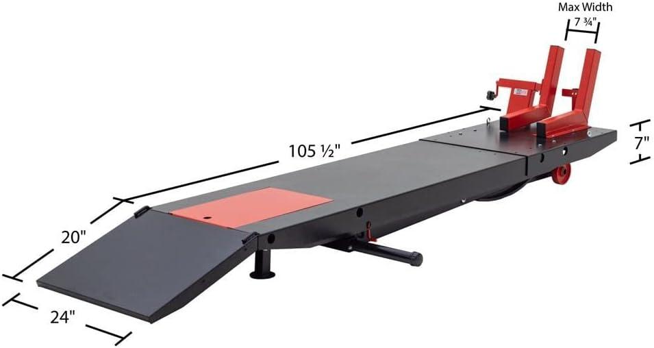 Black Widow BW-PROLIFT-HD Mesa Elevadora de Tijeras para Motocicleta Neumatic ProLift