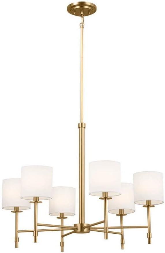 Kichler Lighting Ali 6 - Light Chandelier in Brushed Natural Brass