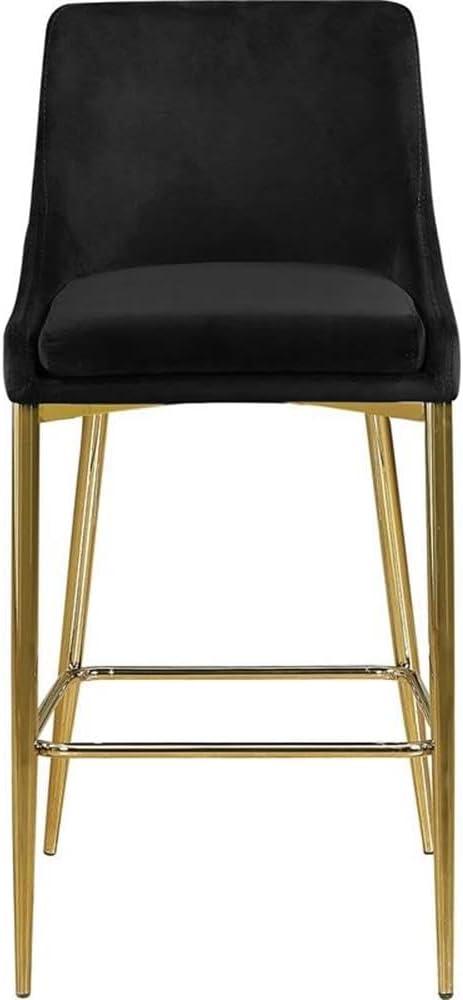 Ellenberger Upholstered Counter Stool with Metal Frame