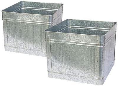 Wension Vintage Square Raised Garden Bed Planter