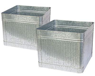 Wension Vintage Square Raised Garden Bed Planter
