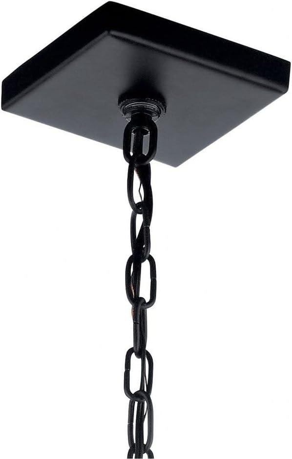 Vath™ 8" 1 Light Pendant Black