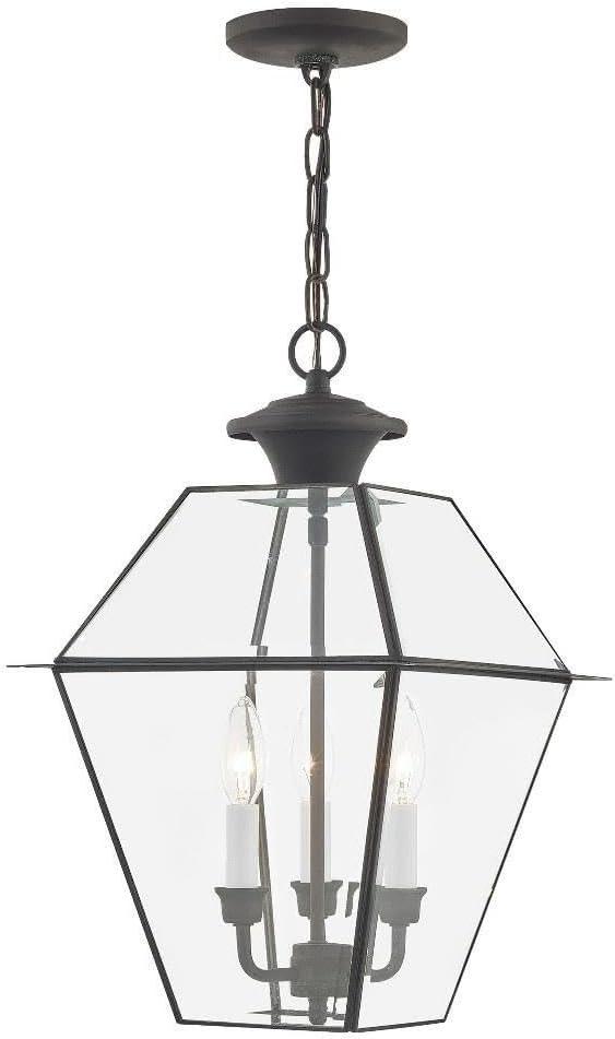 Livex Lighting Westover 3 Light Outdoor Chain Lantern