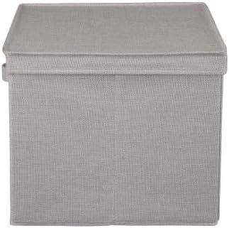 Household Essentials Household Essentials Wide Storage Box Fabric Bin (Set of 2)