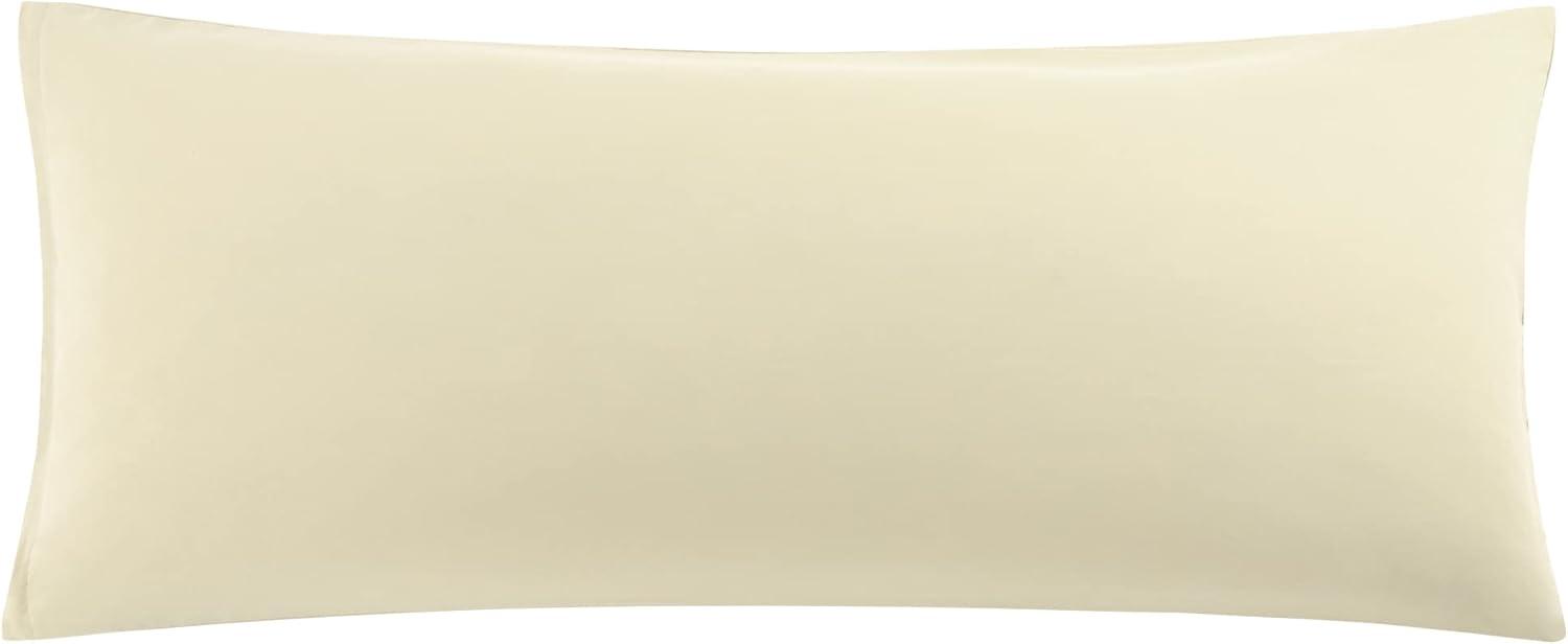 Khaki Soft Microfiber Zipper Closure Body Pillowcase