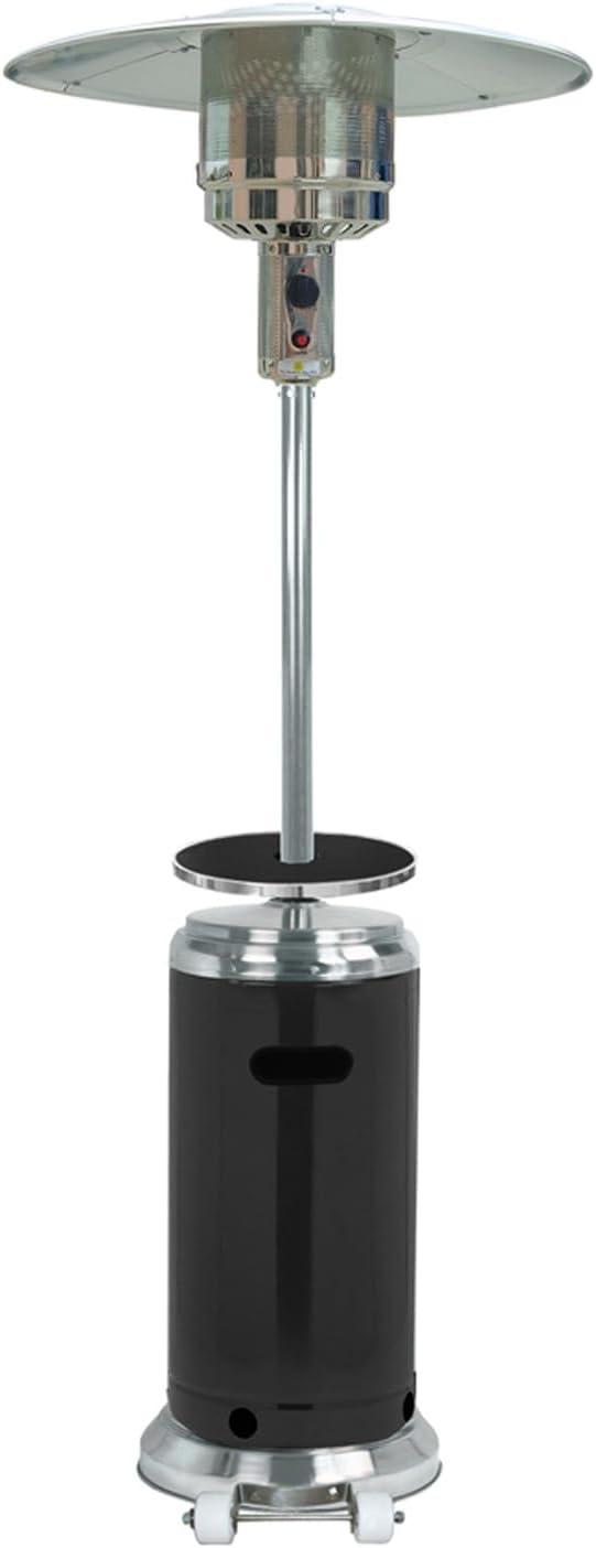 Hiland  Black and Stainless Stel Steel Patio Heater