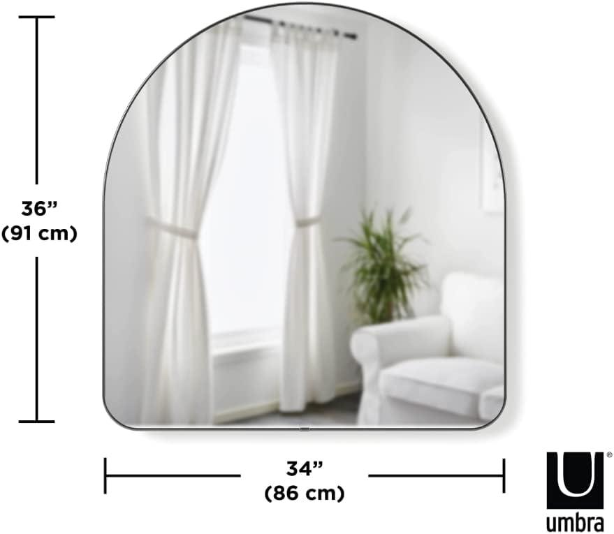 34" x 36" Hubba Arched Decorative Wall Mirror - Umbra