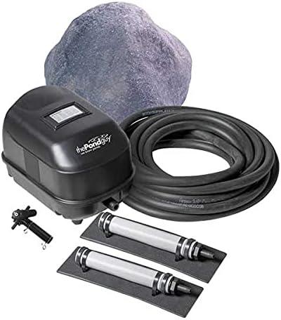 The Pond Guy Pond Aerator 1, Water Garden Aeration Kit: Diaphragm Compressor, Air Line & Diffuser