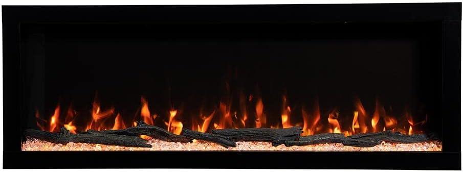 Modern Ember Highmark Linear Electric Fireplace with Alexa and Google Assistant Smart Features