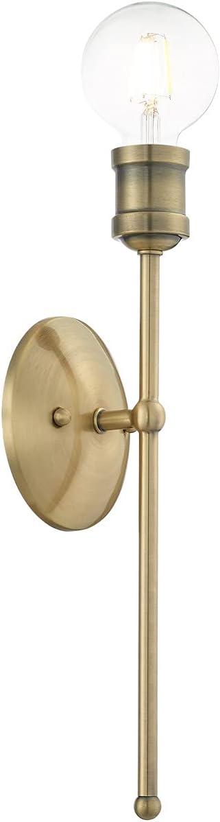 Lansdale 15'' Antique Brass Dimmable Wall Sconce