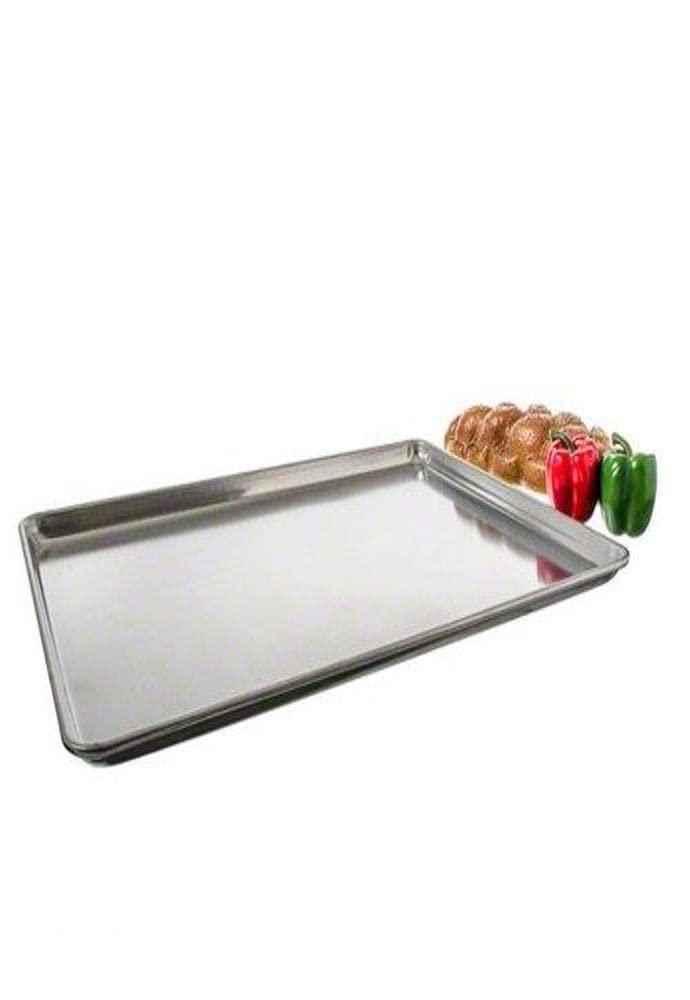Heavy-Duty 25.86" Silver Aluminum Non-Stick Sheet Pan
