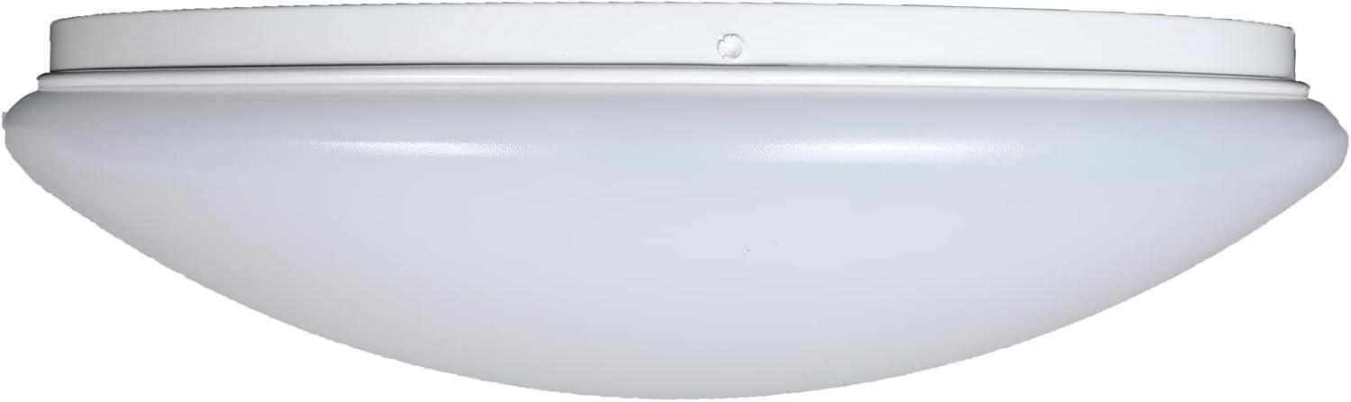 Designers Fountain DF LED Flushmount 1 -Light 14-in White Integrated LED Flush Mount Light