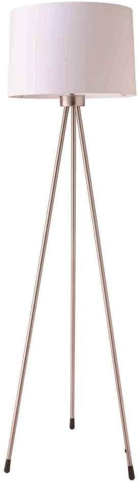 Modern Tripod Floor Lamp with White Fabric Shade