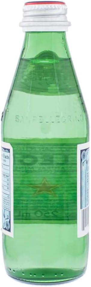 SanPellegrino Sparkling Natural Mineral Water, 8 Oz Bottle (Pack of 24)