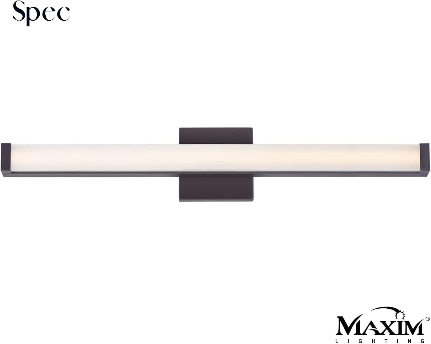 52004BZ-Maxim Lighting-Spec-LED Bath Vanity Light-Minimalistic Contemporary Style-Bronze Finish-30 Inch Size