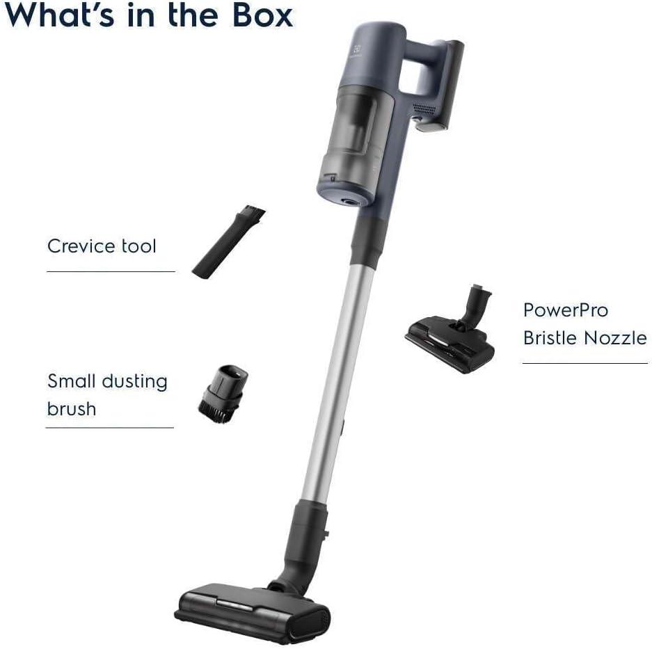 Electrolux EHVS65S1AD Electrolux Ultimate600 Complete Home Lightweight Cordless Stick Vacuum, Motorized Nozzles, 5-Step Filtration, LED Smart Display, For Floors, Upholstery, Mattresses