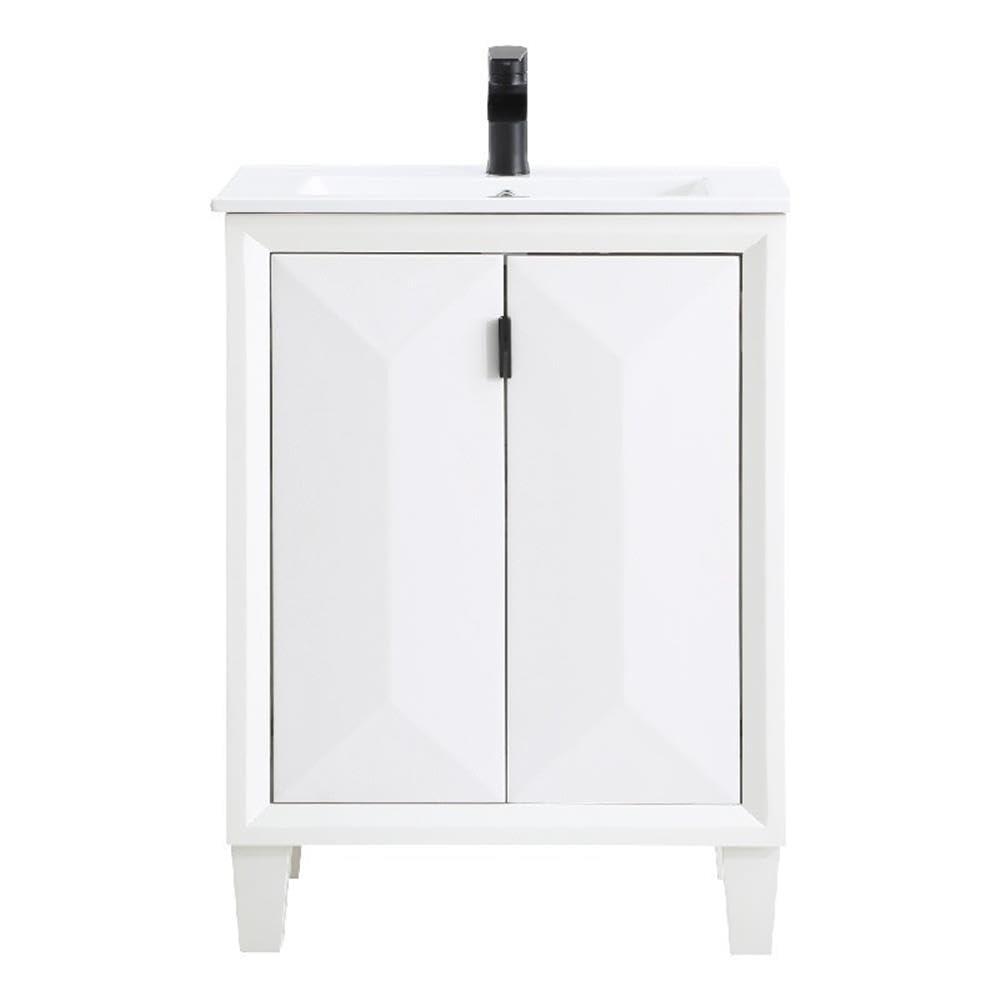 Manhattan Comfort Hyde Vanity Sink, 24 in, 24 INCH