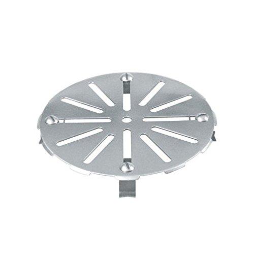 Chrome Round Stainless Steel Snap-In Floor Drain Cover