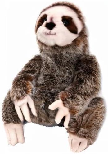 Bearington Simon Plush Three Toed Sloth Stuffed Animal, 10 inches