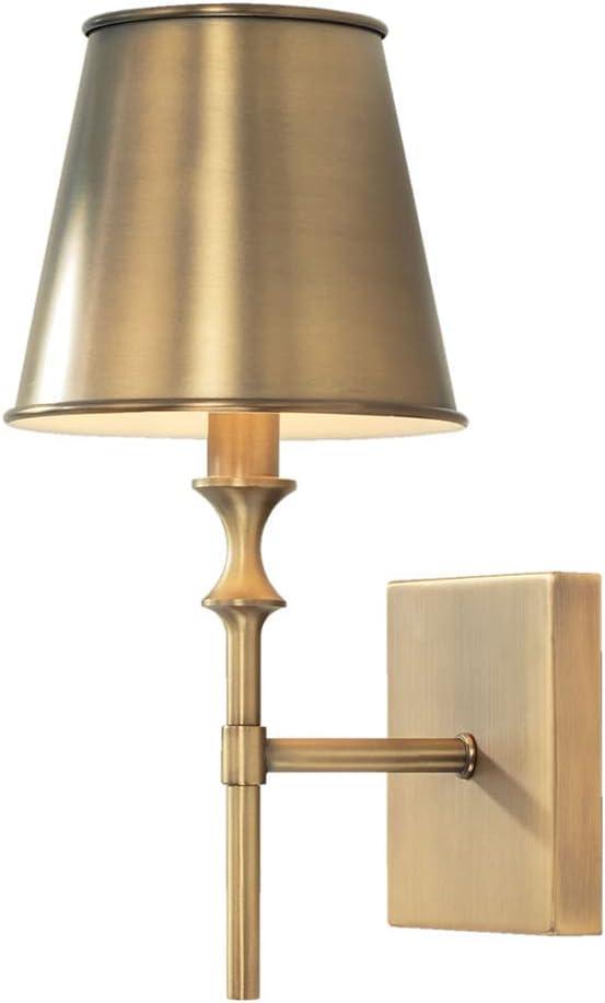 Capital Lighting Whitney 1 - Light Wall Light in  Aged Brass