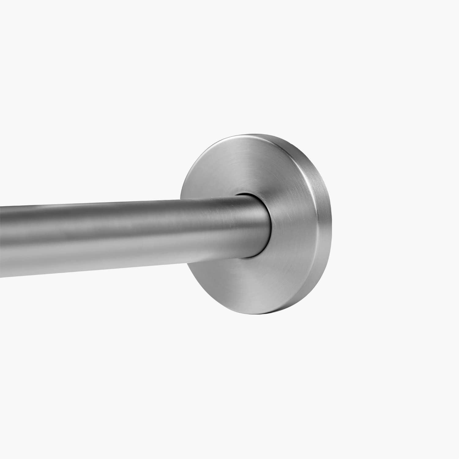 Naiture L Shaped, Corner Shower Head Extension Arm with Flange, 20 inch Length, Straight Lower Rain Fall Shower Head, Long Extender Pipe, Brass, Oil Rubbed Bronze Finish