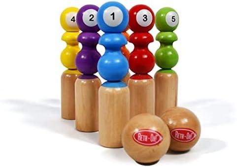 Fun2Give Solid Wood Bowling
