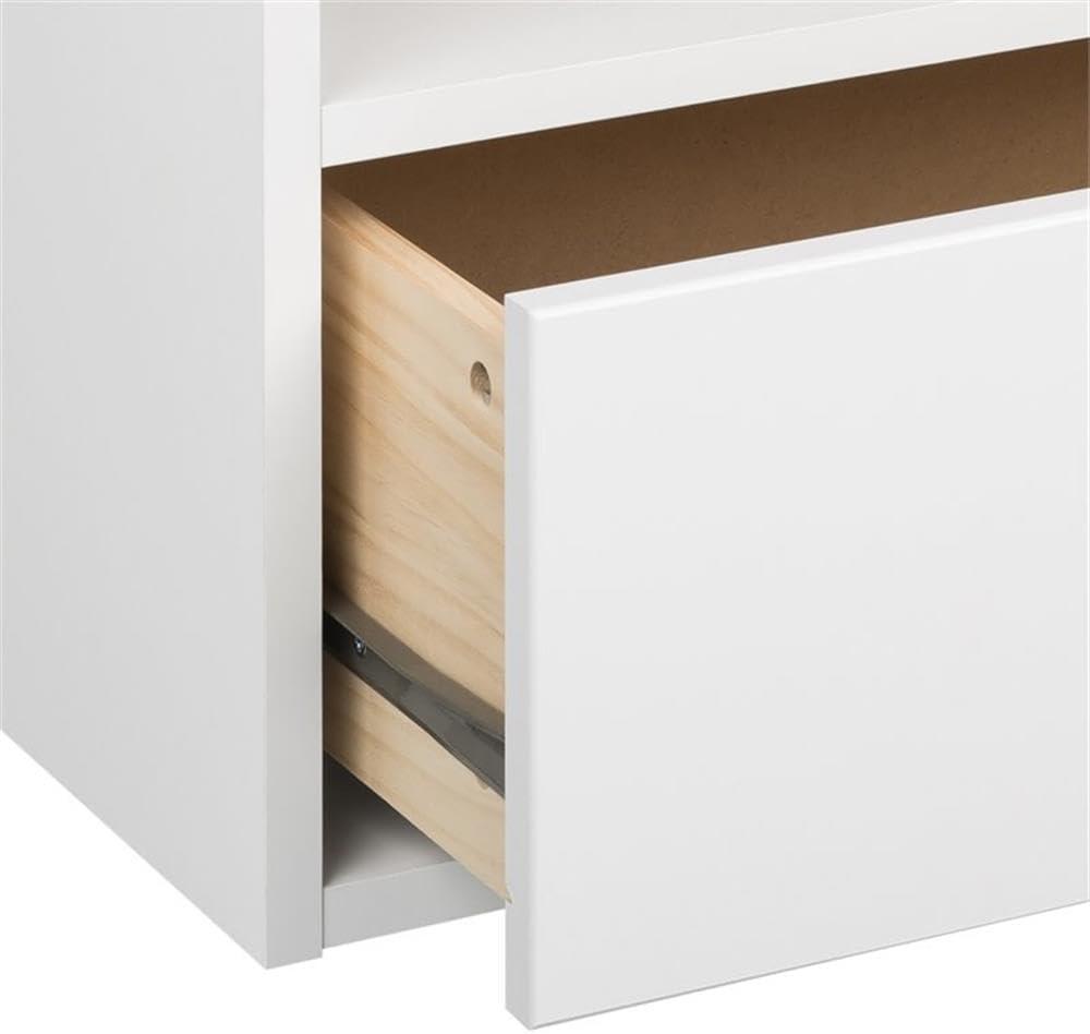 Floating 1 Drawer Nightstand with Open Shelf - Prepac