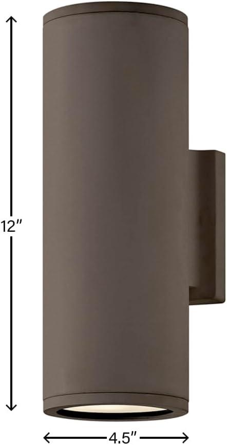Silo 2 - Bulb 12" H Outdoor Armed Sconce