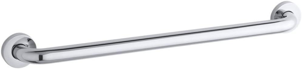 Polished Stainless Steel 24-Inch Contemporary Grab Bar