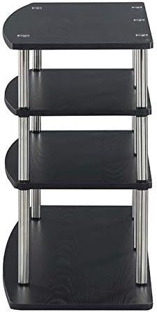 Convenience Concepts Designs2Go No Tools Wide Highboy TV Stand, Black