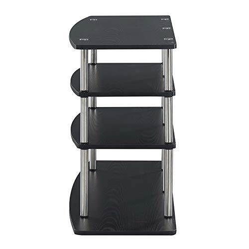 Convenience Concepts Designs2Go No Tools Wide Highboy TV Stand, Black