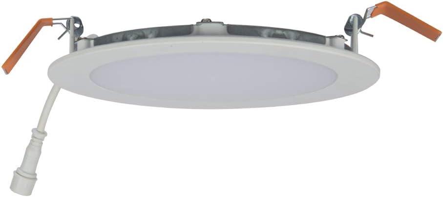 White Aluminum 6-Inch LED Recessed Light with Selectable CCT