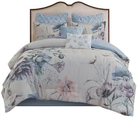 Madison Park Cassandra 8 Piece Cotton Comforter Set