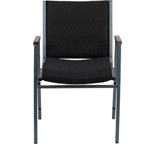 Flash Furniture Aliya Heavy Duty Stack Chair with Arms (Set of 4)