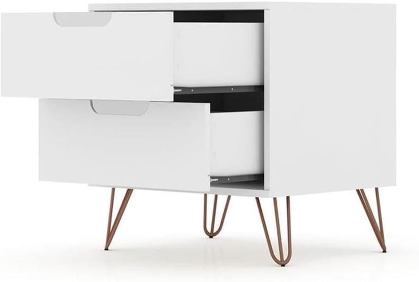 2.0 Rockefeller Nightstand - Manhattan Comfort