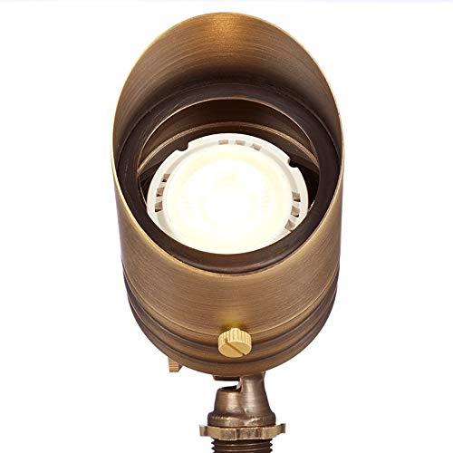 VOLT Brass Landscape Lighting Kit (8 Spotlights, 4 Path Lights)