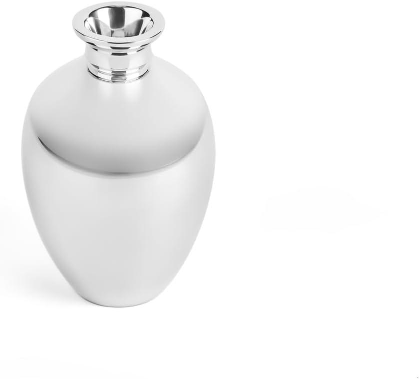 Nambe Posey Vase, 6-inch, Decorative Accent & Sleek Minimalist Design in Nambé Alloy, Ideal for Bloom Display or Elegant Modern Centerpieces - Large