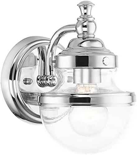 Livex Lighting Oldwick 1 - Light Vanity in  Polished Chrome